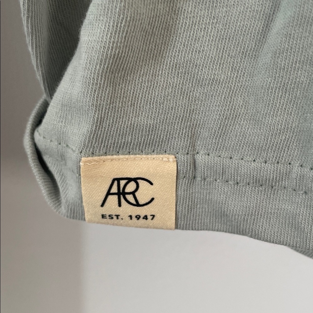Arbor road Long Beach Light greenish Gray Short Sleeve Tee Men’s 3 XL - Picture 3 of 6